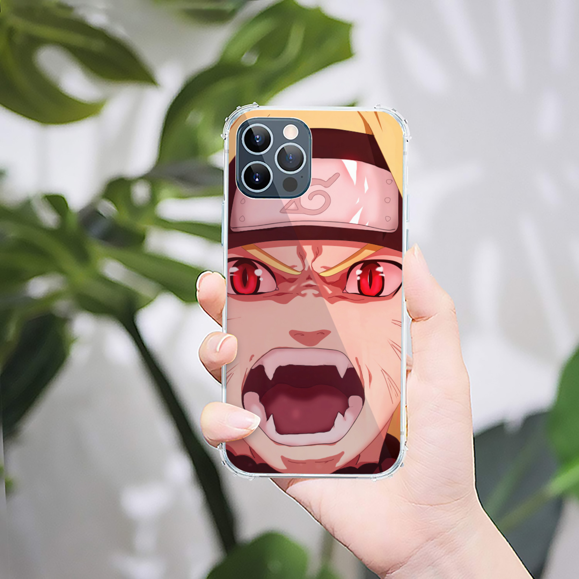 （画像用） NARUTO -ナルト- NARUTO -ナルト- 疾風伝 【iPhone 12シリーズ対応】透明スマホケース（クリアソフトケース）